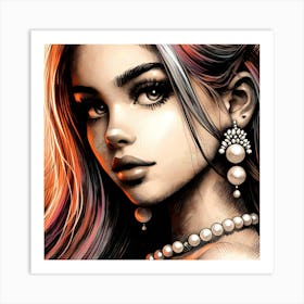 Portrait Artwork 130 Art Print