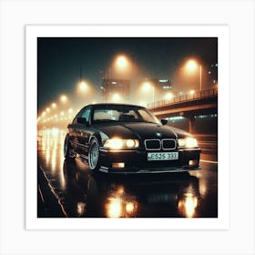 Bmw E36 Wallpaper Art Print