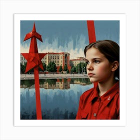 Red Star Rising Art Print