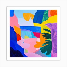 Abstract Travel Collection Ambergris Caye Belize 1 Art Print