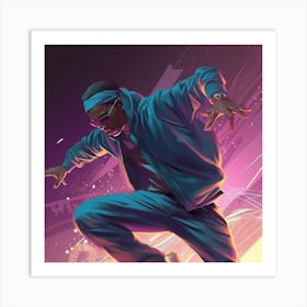 Hip Hop Artist Art Print