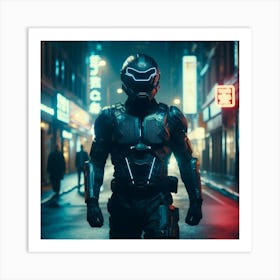 Futuristic Man 1 Art Print