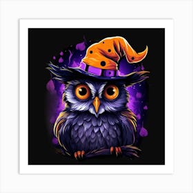 Witch Owl Art Print