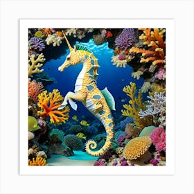 Seahorse 2 Art Print