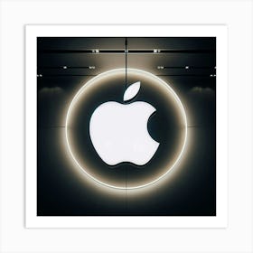 Apple Logo Art Print