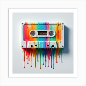 Dripping Tape 1 Art Print