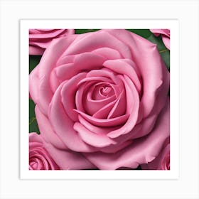 Pink Roses 2 Art Print