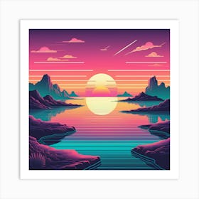 Pixel Art 1 Art Print