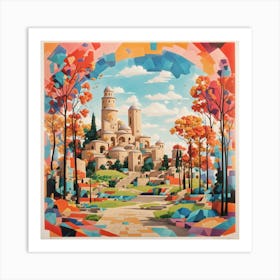 Art Print Of Kalemegdan Park Belgrade With Art Print