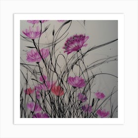 Pretty Purple Art Print