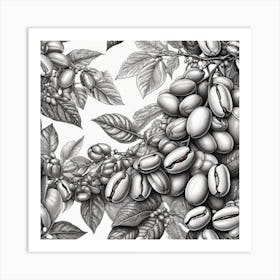 Coffee Beans 211 Art Print