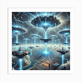 Ionosphere Overload Array Art Print