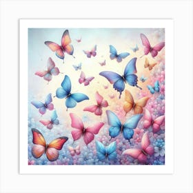 Butterflies Art Print