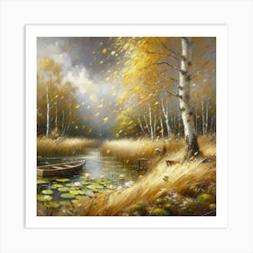 Autumn In The Woods 3 Art Print