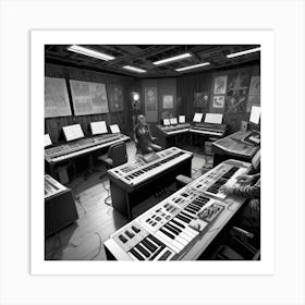 Recording Studio 1 Art Print