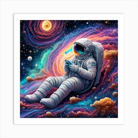 Space Man Art Print