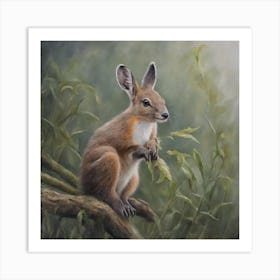 Kangaroo Art Print