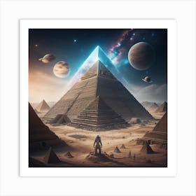 Pyramids Of Giza Art Print