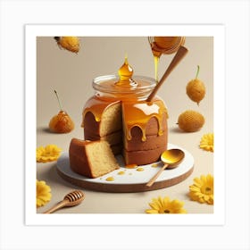 Honey Cake Art Print