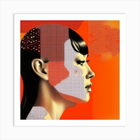 Portrait Of A Woman 7 Art Print