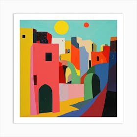 Abstract Travel Collection Algeria 7 Art Print