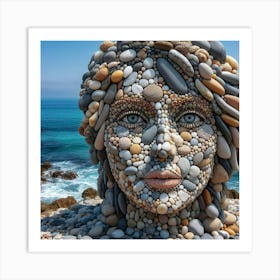 Pebble Head Art Print