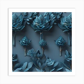 3d Paper Art 1 Art Print