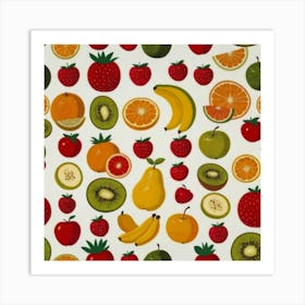 Fruit And Veg Art Print