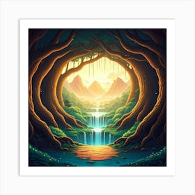 Forest of the Mystics Art Print