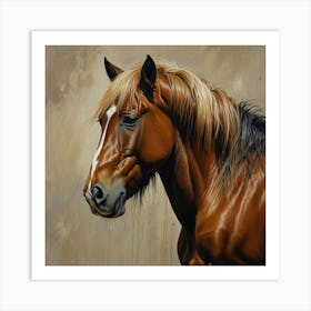 Horse Portrait 4 Art Print