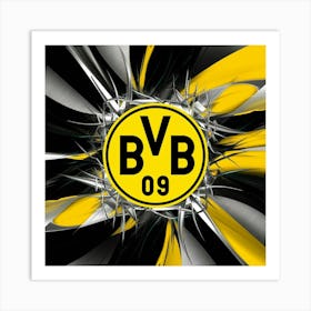 Borussia Dortmund Logo Wall Art 50 Art Print