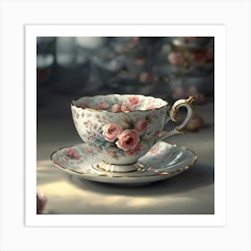 Tea Art 18 Art Print