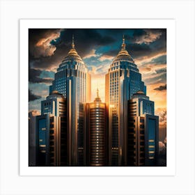 Skyscrapers Art Print