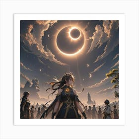 Eclipse Of The Sun 8 Art Print