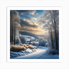 Winter Landscape 4 Art Print