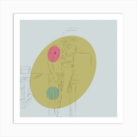 Man In A Chair Art Print