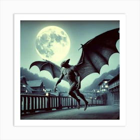 Manbat Art Print