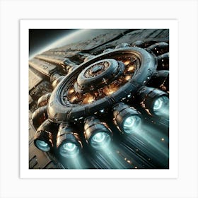 Energy Shield Emitters Converted Art Print