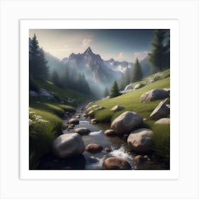 Mountain Stream 8 Art Print