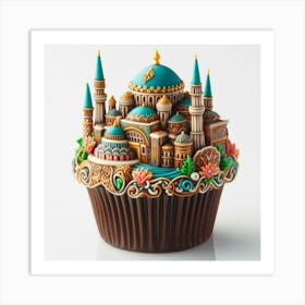 Turkish Mosque Cupcake Art Print