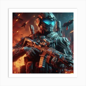 Call Of Duty Art Print