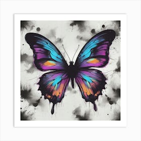 Butterfly Canvas Print Art Print