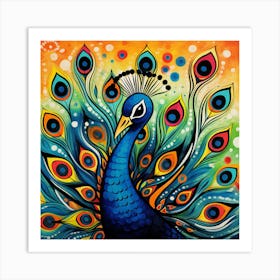 Peacock 25 Art Print