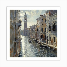 Venice Canal 1 Art Print