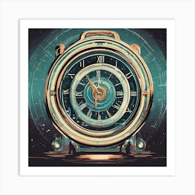 Clock Art Print