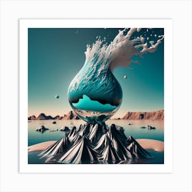 Water Drop Art Print