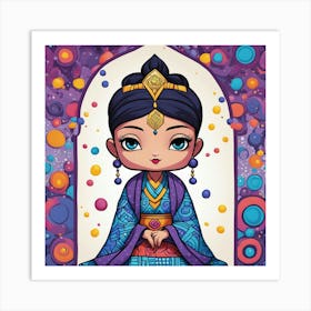 Asian Princess Art Print