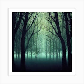 Dark Forest 4 Art Print