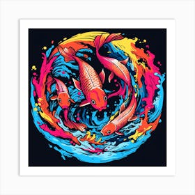 Koi Fish 7 Art Print