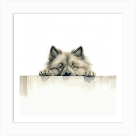 Samoyed 4 Art Print